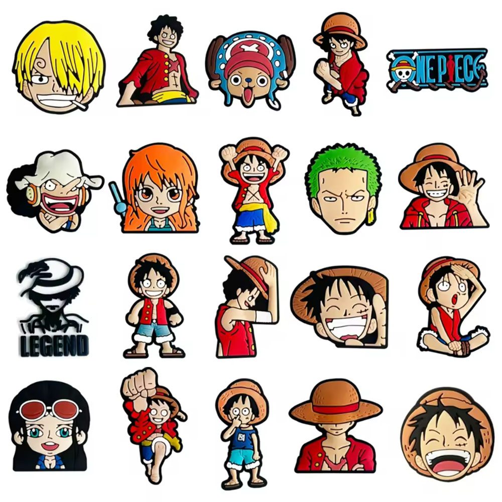 Anime One Piece Merchandise - 12 Stück Anime One Piece Schuh-Charms