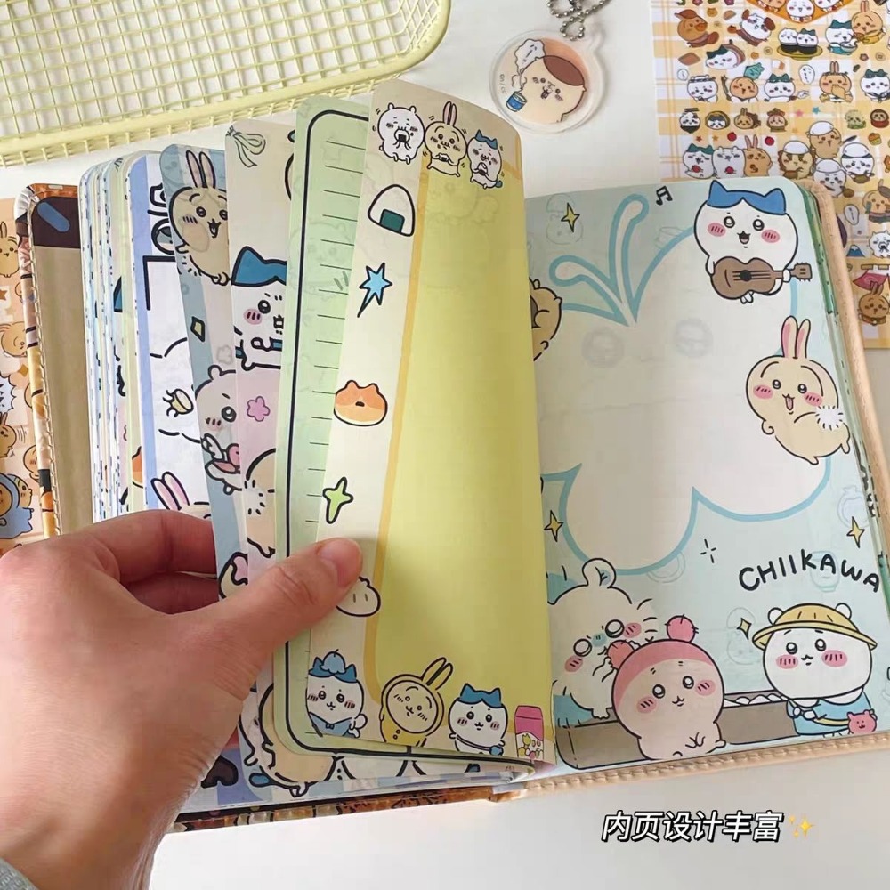 Art Book Illustration - Neues Chiikawa Notizbuch mit Verdickten Seiten,
