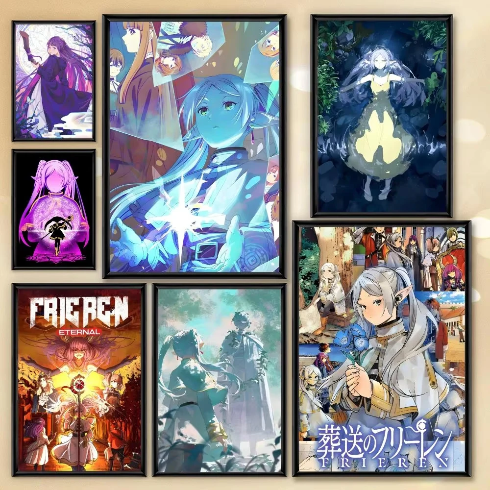Frieren Anime Merchandise - DIY-Ölgemälde nach Zahlen Anime Frieren Bilder
