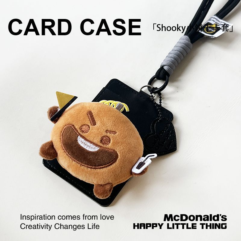 Anime Related Merchandise - BT21 Kartenhalter-Anhänger, Idol-Merchandise, kleine Kekse, Bus-