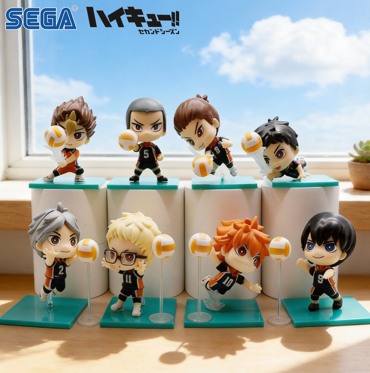 Premium Anime Merchandise - SEGA Haikyuu!! Anime-Kollektion - 8-teiliges Set