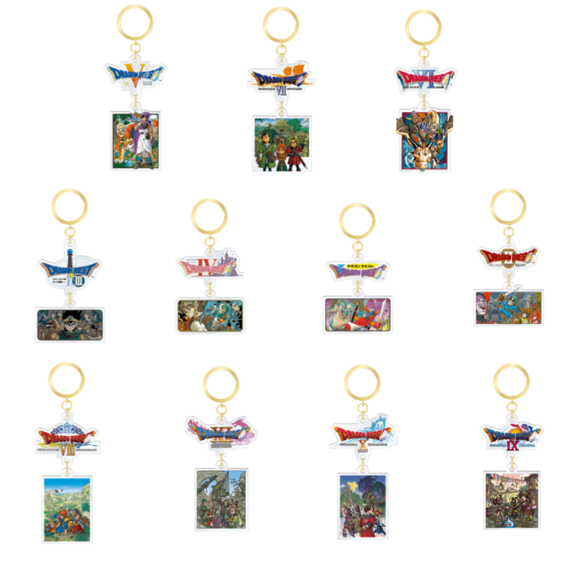 Frieren Anime Merchandise - 6 cm Acryl-Schlüsselanhänger für Dragon Quest