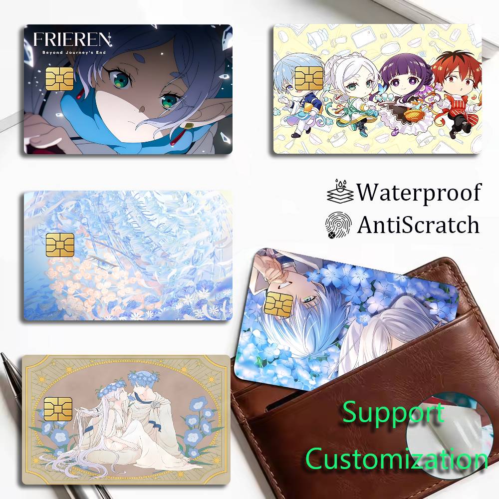 Frieren Anime Merchandise - F-Frieren Anime Offizielle Merchandise-Kartensticker für Bankkarten