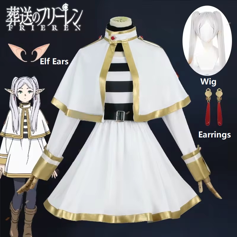 Sousou no frieren Cosplay Kost – Frieren Anime Merchandise Bewertung und Preis