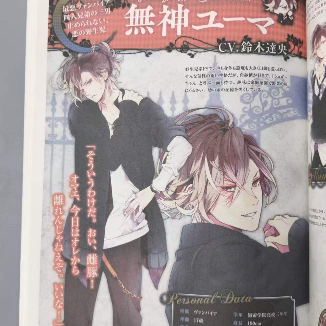 DIABOLIK LOVERS VANDEAD CARNIV – Art Book Illustration Bewertung und Preis